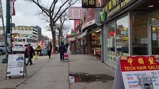 Walking on Spadina Avenue Toronto Ontario Canada 11 27 2023