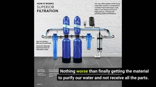 Aquasana Whole House Water Filter System - Water-Overview