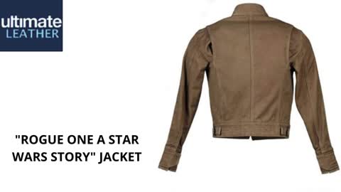 Rogue One A Star Wars Story | Diego Luna | Brown Leather Jacket