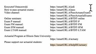 Exam FM exercise for February 16, 2022