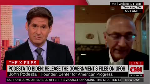 CNN - Podesta to Biden: Release the government's files on UFOs