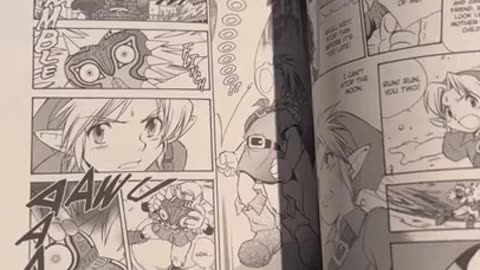 reviewing The Legend of Zelda Majora’s Mask Manga in 1 minute