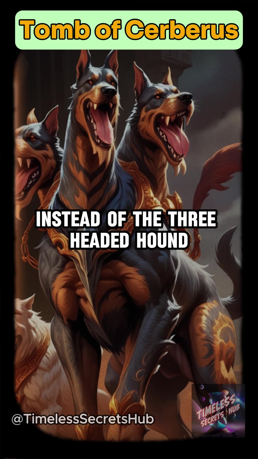 Mythical Monster Unearthed! it's Not Cerberus! #AncientTomb #History # ...