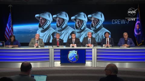 NASA's SpaceX Crew-7 Postlaunch News Conference (Aug. 26, 2023)