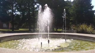 Water Fountain Up Close Sounds of Splashing Water Serene Spot ASMR Trigger Noises Calming Relaxation