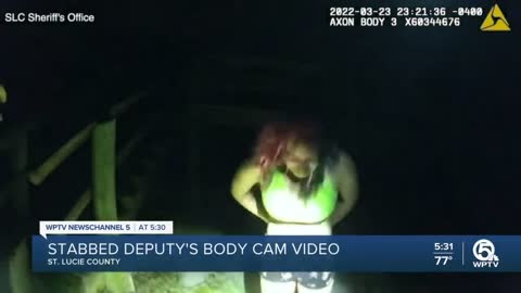 Stabbed deputy's video cam