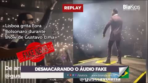 Veja a verdade sobre Bolsonaro no Show de Gustavo Lima.