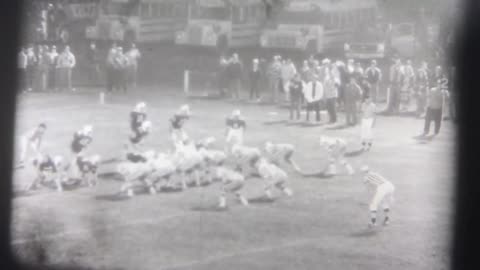 1980 - Berwick Bulldogs vs Danville Ironmen - Silent B&W Game Clips