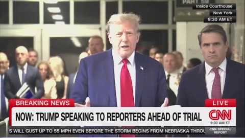 Trump Speaks Before Stormy Daniels Hush Money Trial: ASSAULT ON America!