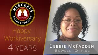 Happy workiversary to Debbie McFadden