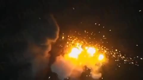 Ukrainian MLRS Bureviy destroyed with Russian Lancet drone