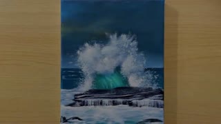 Have you learned the painting skills of the sea