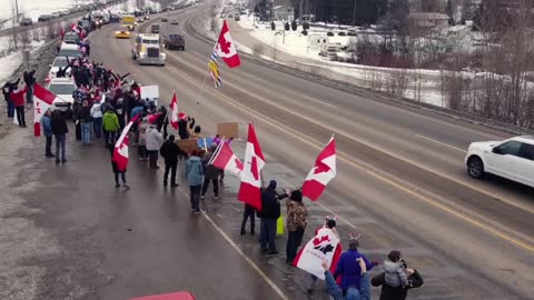 Freedom Convoy Salmon Arm BC