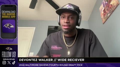 Devontez Walker Introductory Presser | Baltimore Ravens