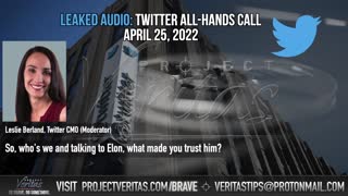 LISTEN: Project Veritas Got Its Hands on the Twitter Board Mtg About Musk