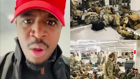 FAKE PRESIDENT JOE BIDEN had our soldiers in a Parking Garage - Terrence K Williamns - Election 2020