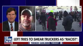 A Freedom Convoy trucker joins Tucker Carlson