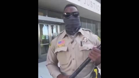 Black Cop Called "Race Traitor" And "Coon" By BLM Protester