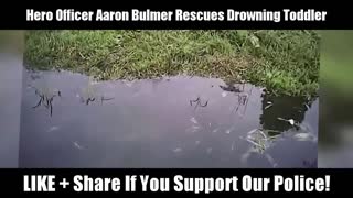 Hero Police Officer Rescues Drowning Toddler