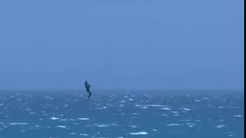 Unbelievable! Surfers Conquer Massive Waves as Big Winds Blow Them Away #caughtoncamera