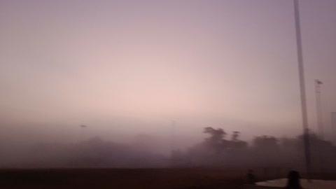 Most dense fog in India