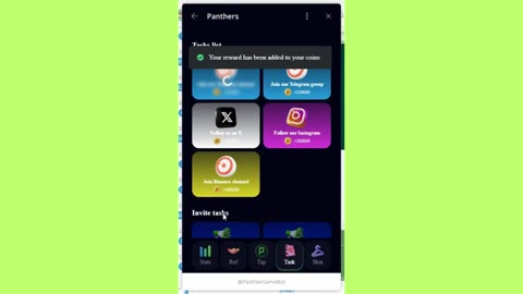new mining bot telegram panthers