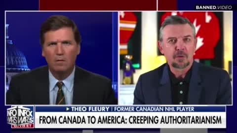 Theo Fleury on Tucker Carlson Exposes Great Reset Tyranny In Canada
