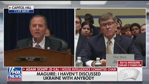 Schiff final remarks whistleblower hearing Part 1