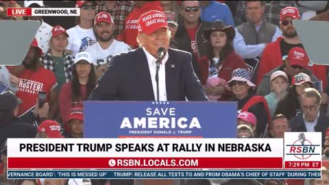 5/1/22 Greenwood NE President Donald Trump Save America rally WE WANT TRUMP