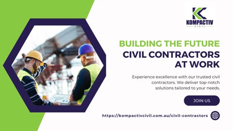 Experience excellence with our trusted civil contractors