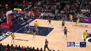 NBA: LeBron James Dazzles with Incredible Pass! Lakers vs. Wizards