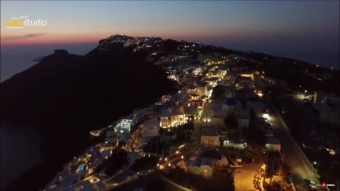 🇬🇷🏖️Sunset in Santorini🏊