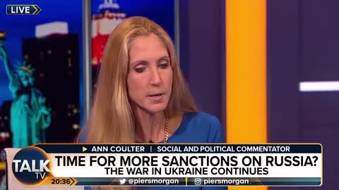 Ann Coulter: "Ukraine was historically a part of Russian sphere of influence"