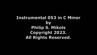 Instrumental 053 in C Minor