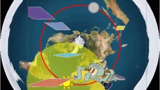 Squidward Is Playing With Tiles On The Flat Earth 🌎