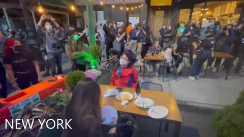 “Get The F— Out Of New York” - Black Lives Matter Rioters To White People Dining