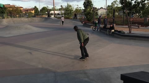 Insane Skateboarding Trick