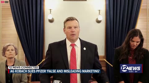 🔥Kansas AG Kris Kobach Announces Lawsuit Against Pfizer - PRESS CONFERENCE