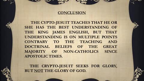 Crypto-Jesuits: Liars, Deceivers, Workers of Iniquity - AV1611HOUR - Pastor Nelson Turner