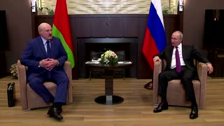 Belarus president tells Putin he has 'documents' on Ryanair incident