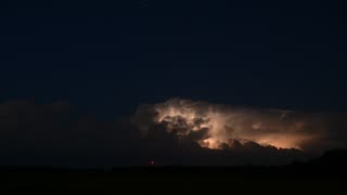 Evening Thunderstorms Over Lake Huron from the Thumb