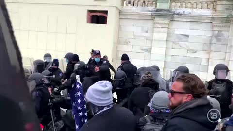 Protesters Breach Barriers at the Capitol Building | The Washington Pundit