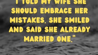 Marriage Mishaps: Embracing Mistakes with a Smile (Funny Moment!)