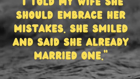 Marriage Mishaps: Embracing Mistakes with a Smile (Funny Moment!)