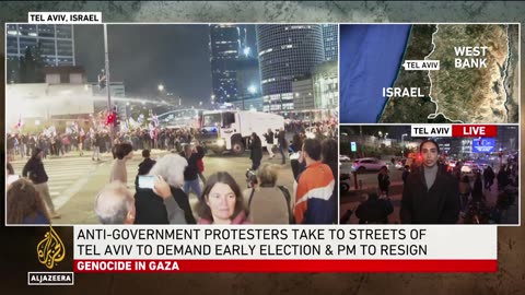 Israel anti-govt protests: Demonstrators call for an early election