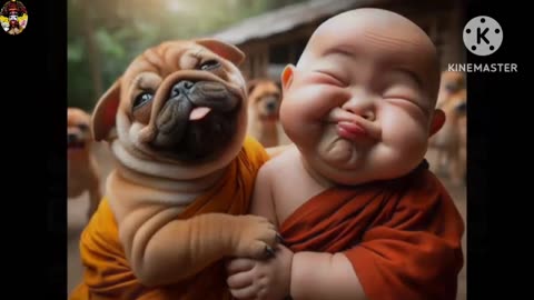 little monk so cute💃💃💃 #baby #csbishtvines #attitudestatus #funny