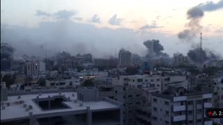 💥 Israel War | Multiple Explosions on Gaza Targets | 6:28 PM | RCF