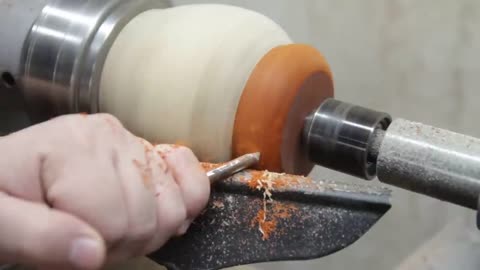 Woodturning - Spalted Burl and Padauk