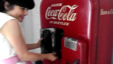 Stella Star at Summer Nites Coca-Cola Machine