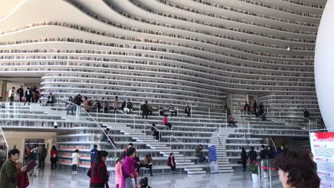 The Tianjin Binhai Library in China is simply jaw-dropping